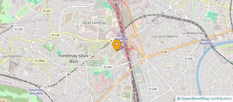 localisation de l'entreprise MONSIEUR SOFIANE REZZOUG à FONTENAY-SOUS-BOIS