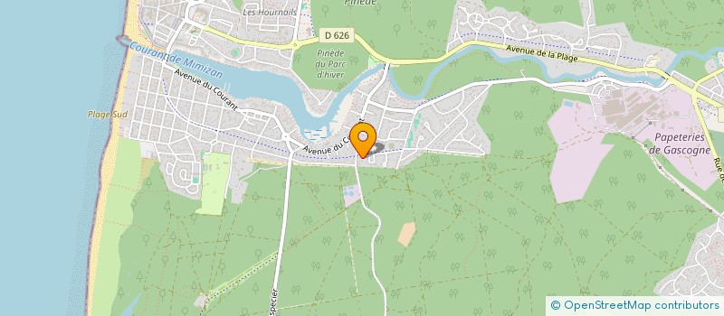 localisation de l'entreprise MONSIEUR SOFIANE ROQUEBERT  MIMIZAN