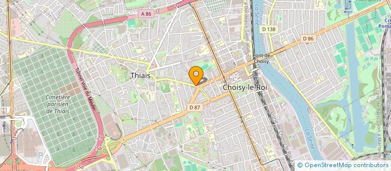 localisation de l'entreprise MONSIEUR SOFIANE SACI  THIAIS