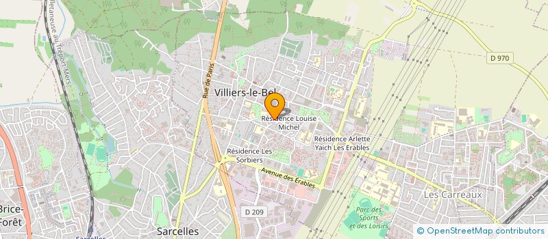 localisation de l'entreprise MONSIEUR SOFIANE SACI  VILLIERS-LE-BEL