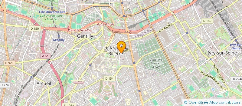 localisation de l'entreprise MONSIEUR SOFIANE SAHBANI  LE KREMLIN-BICETRE