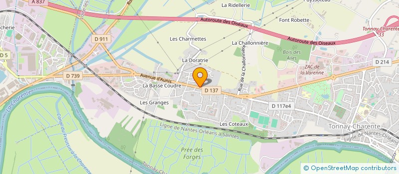 localisation de l'entreprise MONSIEUR SOFIANE SAHEB  TONNAY-CHARENTE