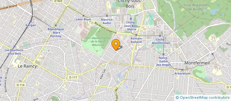 localisation de l'entreprise MONSIEUR SOFIANE SAHI à CLICHY-SOUS-BOIS