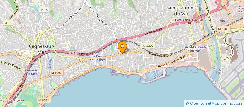 localisation de l'entreprise MONSIEUR SOFIANE SAID CHERIF  CAGNES-SUR-MER
