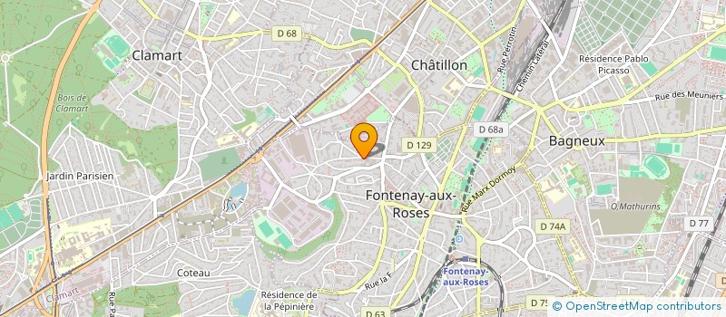 localisation de l'entreprise MONSIEUR SOFIANE SAIDANI à FONTENAY-AUX-ROSES