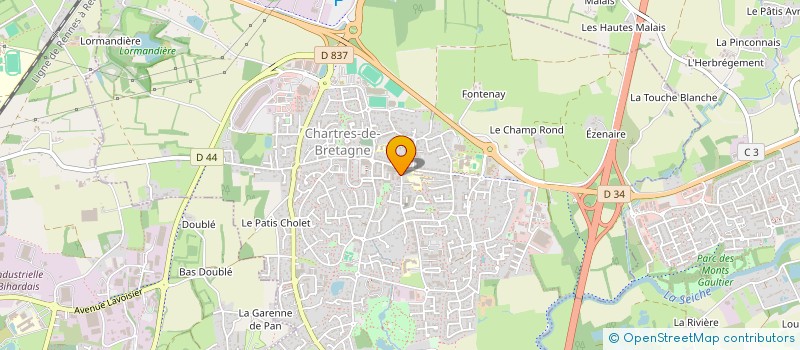 localisation de l'entreprise MONSIEUR SOFIANE SAIDI  CHARTRES-DE-BRETAGNE