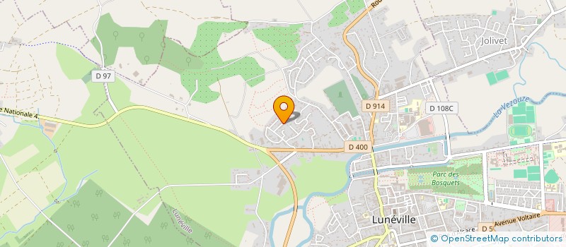 localisation de l'entreprise MONSIEUR SOFIANE SAIM  LUNEVILLE