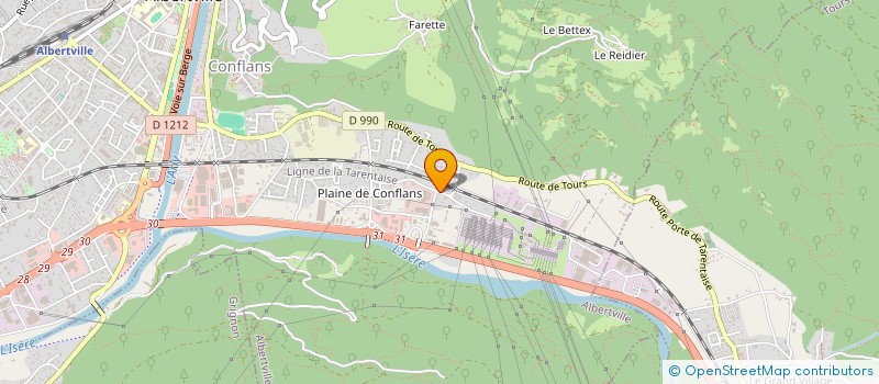 localisation de l'entreprise MONSIEUR SOFIANE SEYAH  ALBERTVILLE