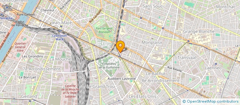 localisation de l'entreprise MONSIEUR SOFIANE SIRAUT  LYON