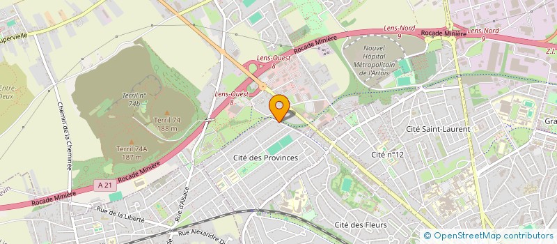 localisation de l'entreprise MONSIEUR SOFIANE SKRZYPCZAK  LENS
