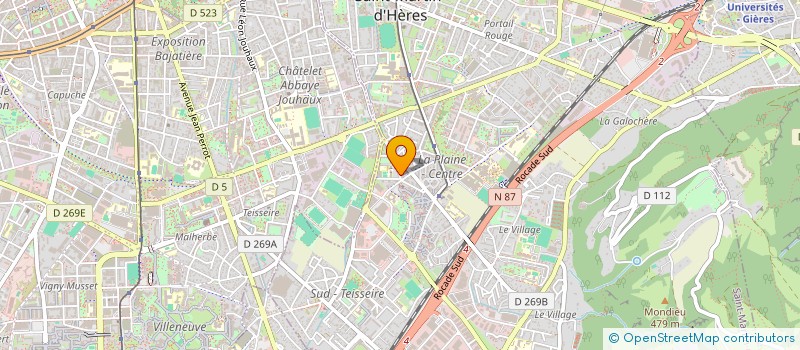 localisation de l'entreprise MONSIEUR SOFIANE SLIMANE  SAINT-MARTIN-D'HERES