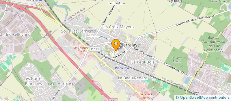 localisation de l'entreprise MONSIEUR SOFIANE SOULALI  PIERRELAYE