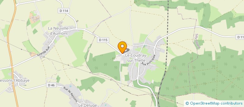 localisation de l'entreprise MONSIEUR SOFIANE STITI  LE COUDRAY-SUR-THELLE