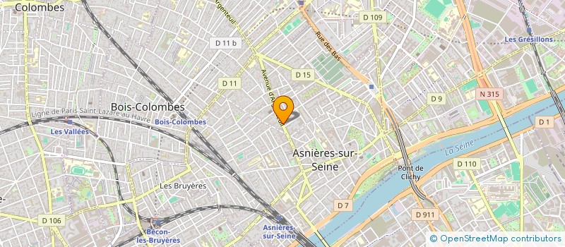 localisation de l'entreprise MONSIEUR SOFIANE TAGREDJ  ASNIERES-SUR-SEINE