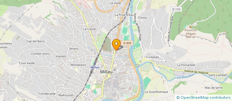 localisation de l'entreprise MONSIEUR SOFIANE TELMAT à MILLAU