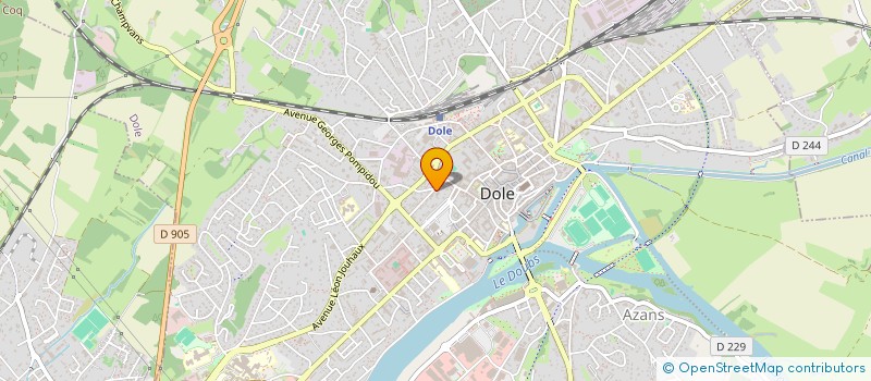localisation de l'entreprise MONSIEUR SOFIANE TENEBA à DOLE
