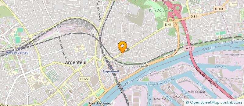 localisation de l'entreprise MONSIEUR SOFIANE TIGHERGHAR  ARGENTEUIL