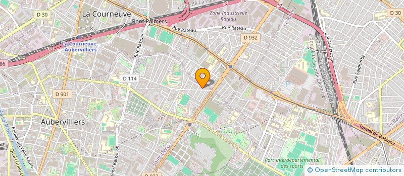 localisation de l'entreprise MONSIEUR SOFIANE TIOUAJNI  AUBERVILLIERS