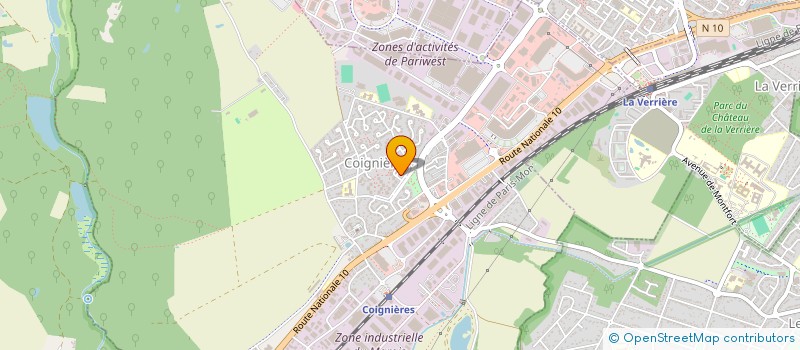 localisation de l'entreprise MONSIEUR SOFIANE TOUATI à COIGNIERES