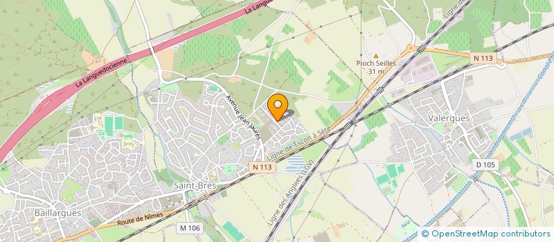 localisation de l'entreprise MONSIEUR SOFIANE TOUBALINE  SAINT-BRES