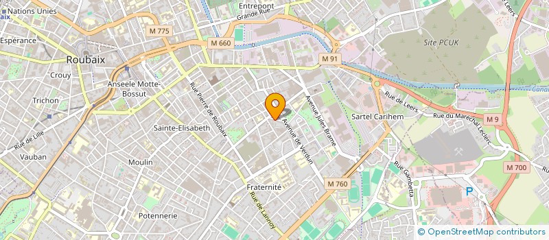 localisation de l'entreprise MONSIEUR SOFIANE WAHBI  ROUBAIX