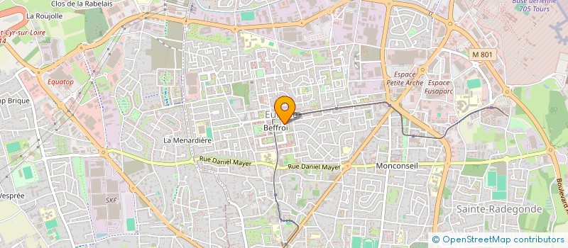 localisation de l'entreprise MONSIEUR SOFIANE WIBAUT  TOURS