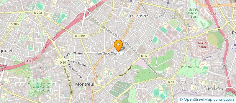 localisation de l'entreprise MONSIEUR SOFIANE YAHI à MONTREUIL