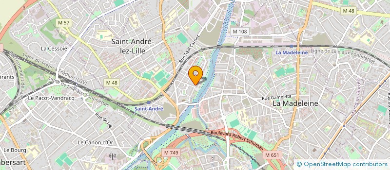 localisation de l'entreprise MONSIEUR SOFIANE YOUCEFENE  SAINT-ANDRE-LEZ-LILLE