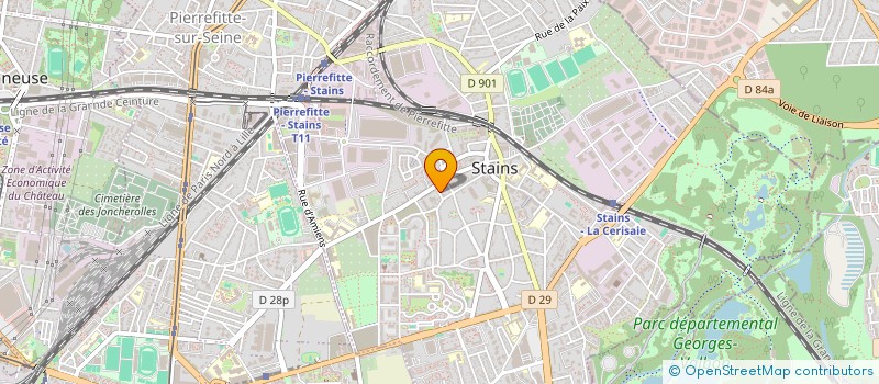 localisation de l'entreprise MONSIEUR SOFIANE YOUSFI  STAINS
