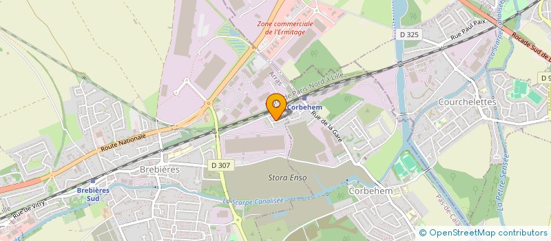 localisation de l'entreprise MONSIEUR SOFIANE YOUSFI  BREBIERES