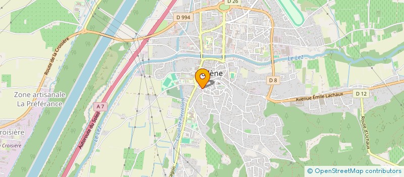 localisation de l'entreprise MONSIEUR SOFIANE ZAOUI  BOLLENE