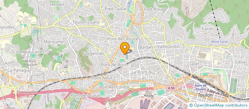 localisation de l'entreprise MONSIEUR SOFIANE ZEGHOUDI  TOULON