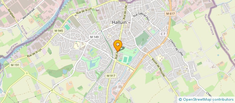 localisation de l'entreprise MONSIEUR SOFIANE ZENNI  HALLUIN