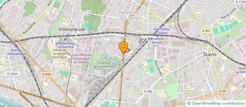 localisation de l'entreprise MONSIEUR SOFIANE ZIBOUH à PIERREFITTE-SUR-SEINE