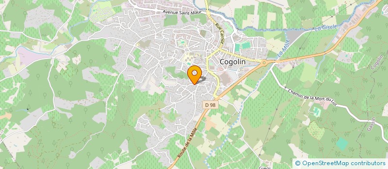 localisation de l'entreprise MONSIEUR SOFIANNE BONNET à COGOLIN