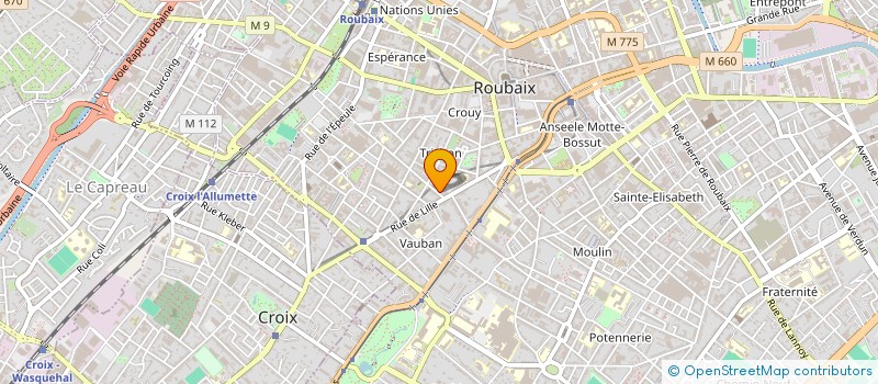 localisation de l'entreprise MONSIEUR SOFIEN ABED  ROUBAIX