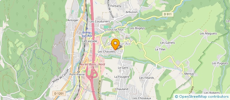 localisation de l'entreprise MONSIEUR SOFIEN ADLI  GRESY-SUR-AIX