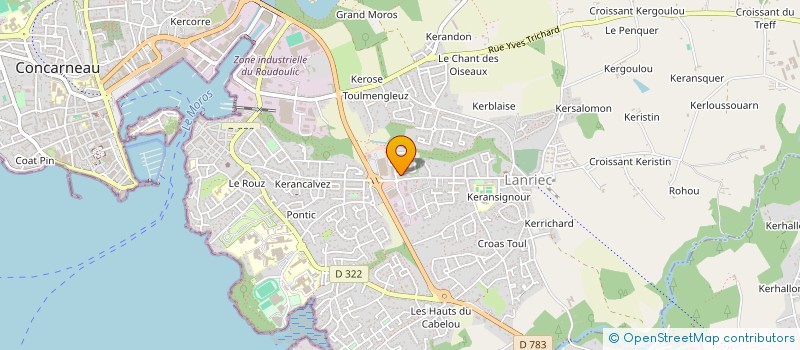 localisation de l'entreprise MONSIEUR SOFIEN AICHOUR à CONCARNEAU