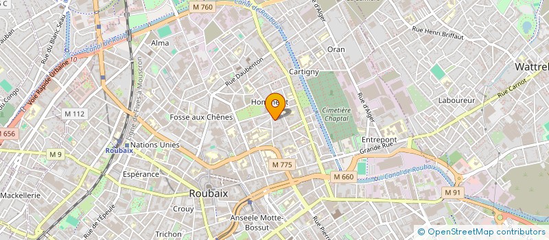 localisation de l'entreprise MONSIEUR SOFIEN AMARI à ROUBAIX
