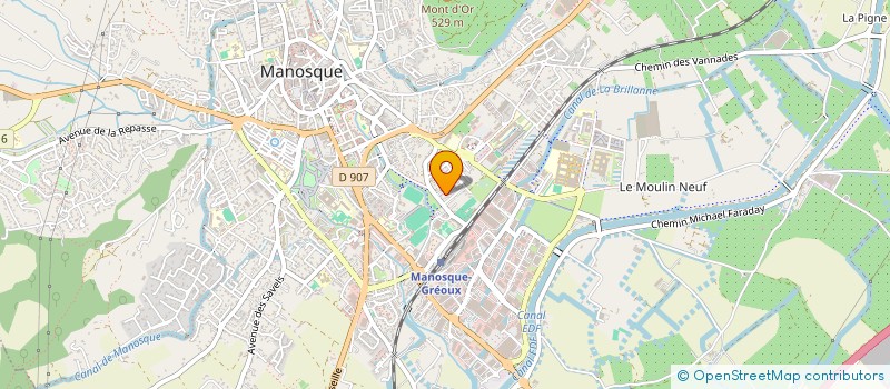 localisation de l'entreprise MONSIEUR SOFIEN BELAGOUNE  MANOSQUE