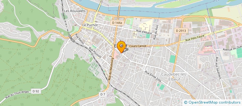 localisation de l'entreprise MONSIEUR SOFIEN BEN AISSA  ELBEUF