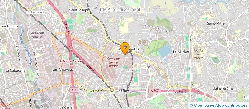 localisation de l'entreprise MONSIEUR SOFIEN BENAMEUR à MARSEILLE