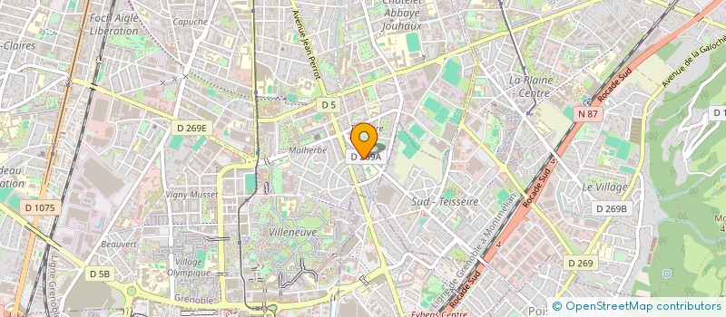 localisation de l'entreprise MONSIEUR SOFIEN HELASSA à GRENOBLE