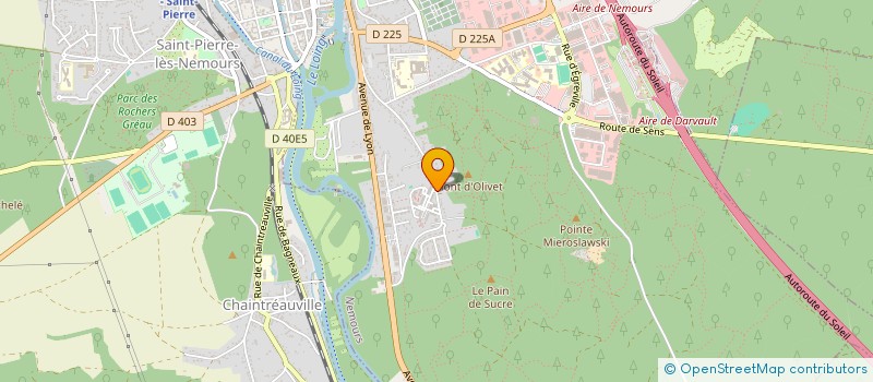 localisation de l'entreprise MONSIEUR SOFIEN LAFON  NEMOURS