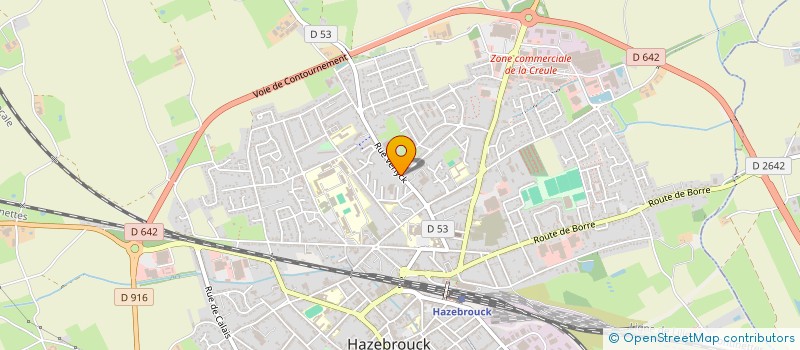 localisation de l'entreprise MONSIEUR SOFIEN LEGRIN  HAZEBROUCK