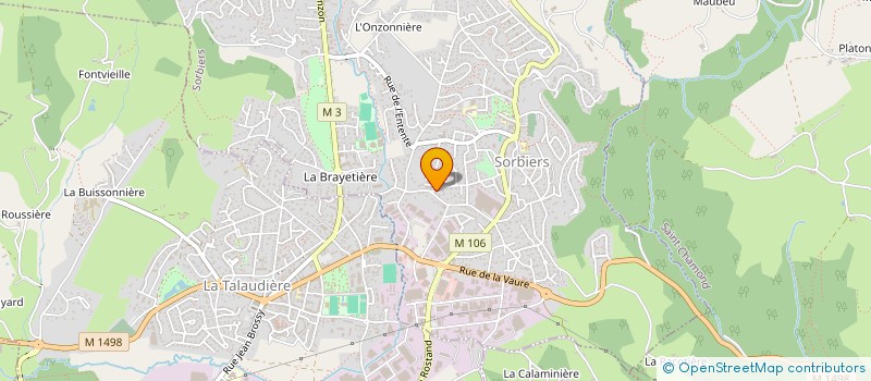 localisation de l'entreprise MONSIEUR SOFIEN SAYAD à SORBIERS