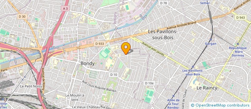 localisation de l'entreprise MONSIEUR SOFIEN TOUATI  BONDY