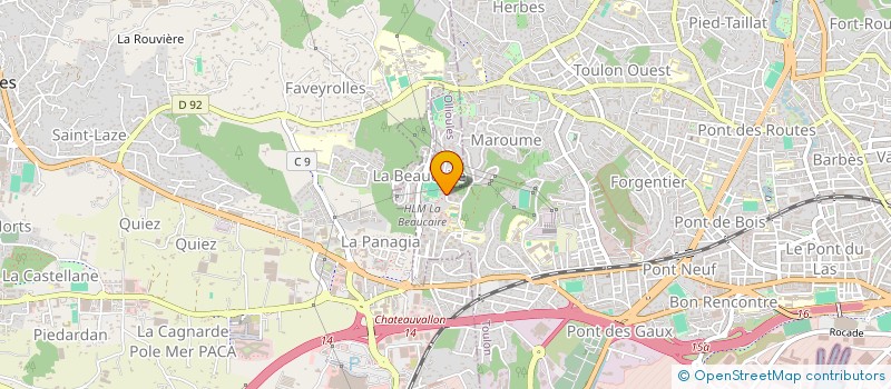 localisation de l'entreprise MONSIEUR SOFIENE AMRANI  TOULON