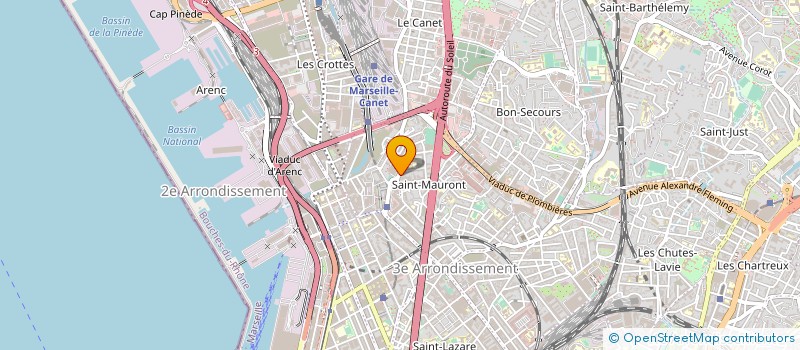 localisation de l'entreprise MONSIEUR SOFIENE BELLILI à MARSEILLE