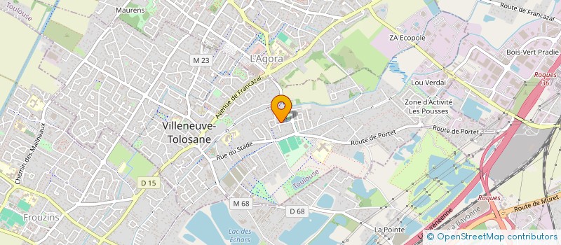 localisation de l'entreprise MONSIEUR SOFIENE HAGANI à VILLENEUVE-TOLOSANE